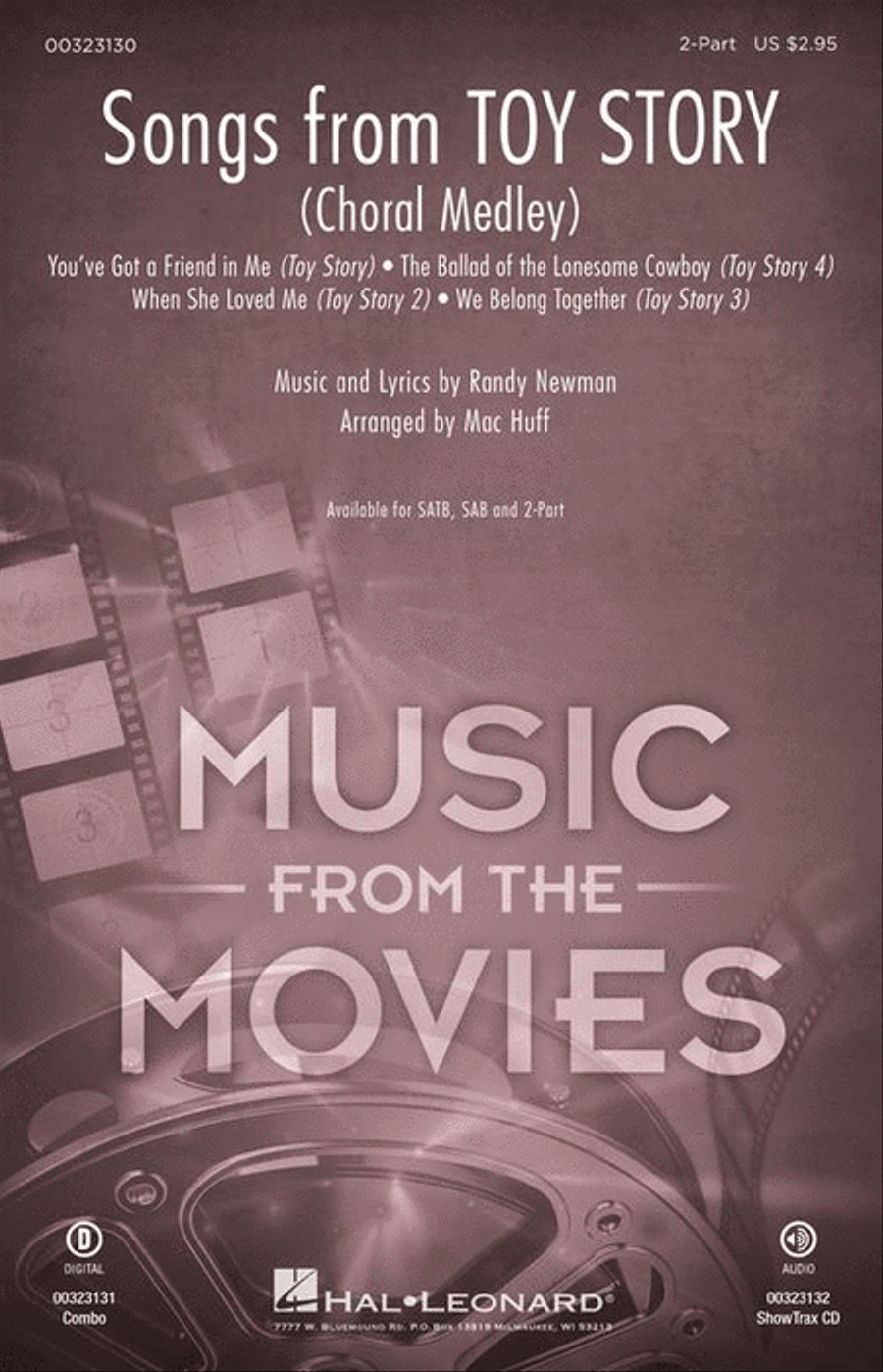 Songs from Toy Story (Choral Medley) 2-Part scores gallery preview page 2