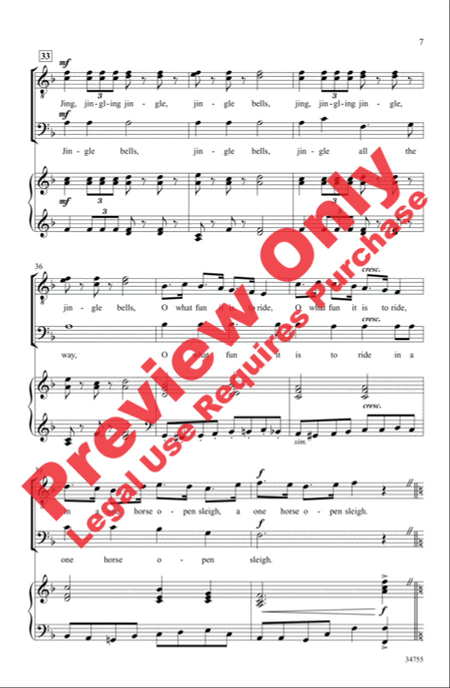 Nutcracker Jingles Nutcracker Jingles Men's Choir scores gallery preview page 6