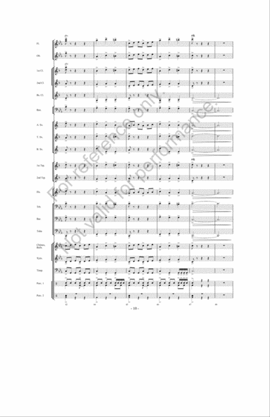 Legend of Pirates Cove Concert Band scores gallery preview page 9