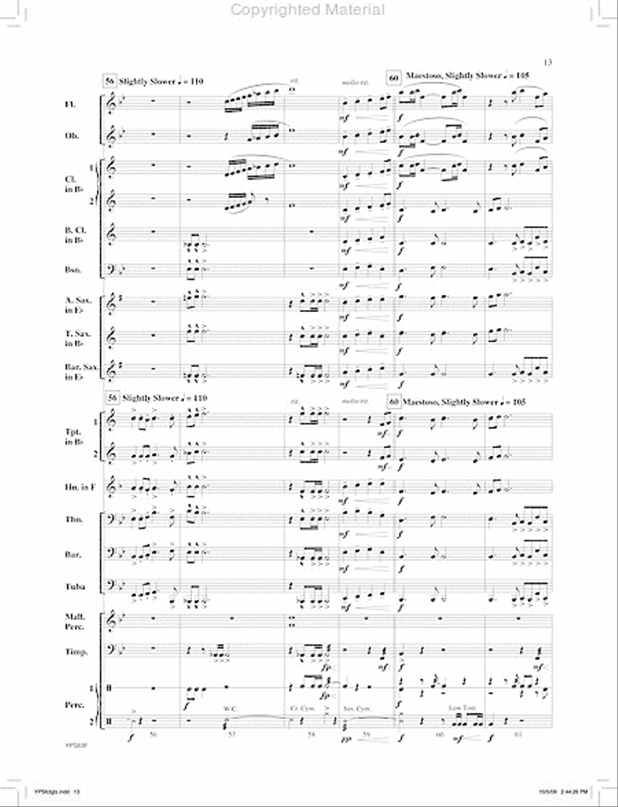 For Our Heroes Concert Band scores gallery preview page 14