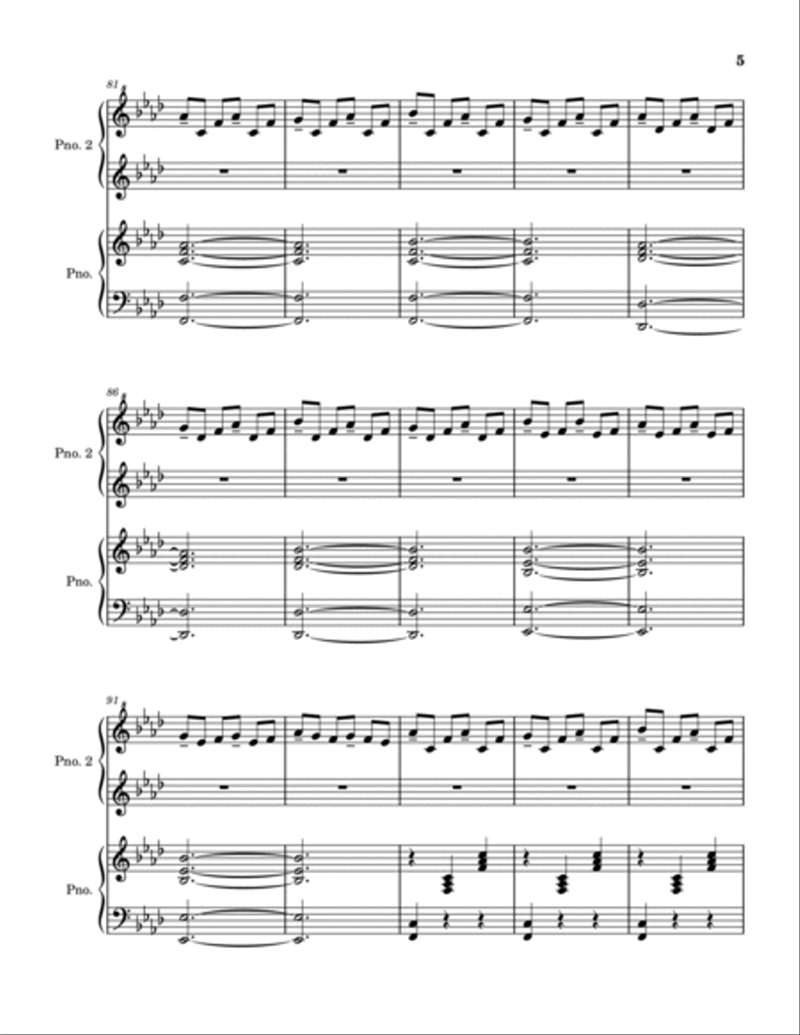 The Waltz of Acceptance (duet) Piano Solo scores gallery preview page 5