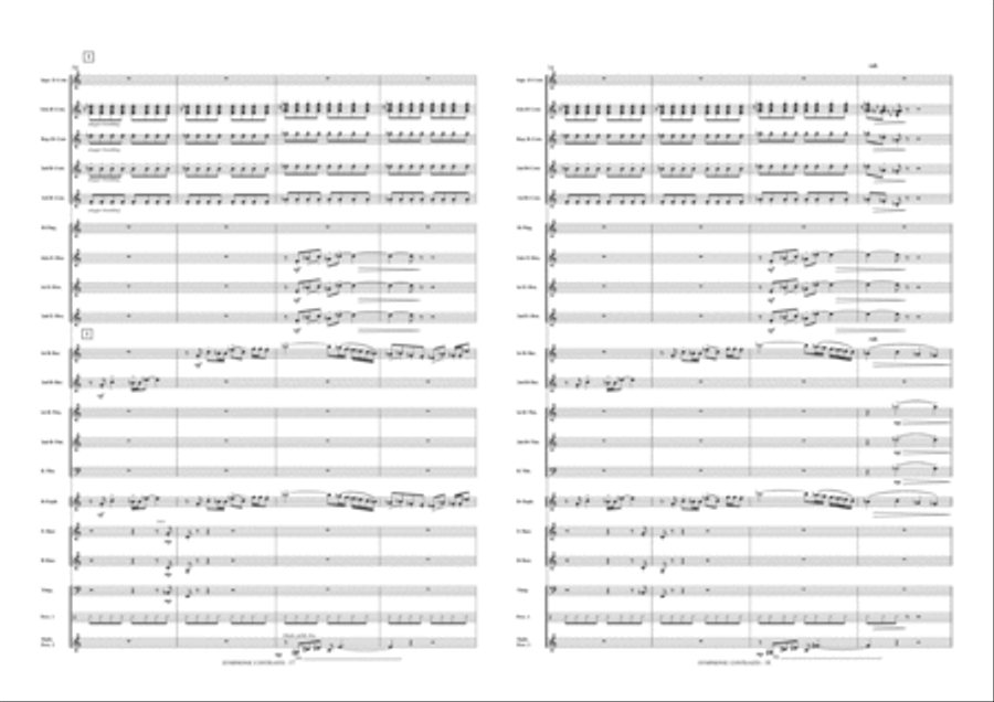 Symphonic Contrasts Brass Band scores gallery preview page 10