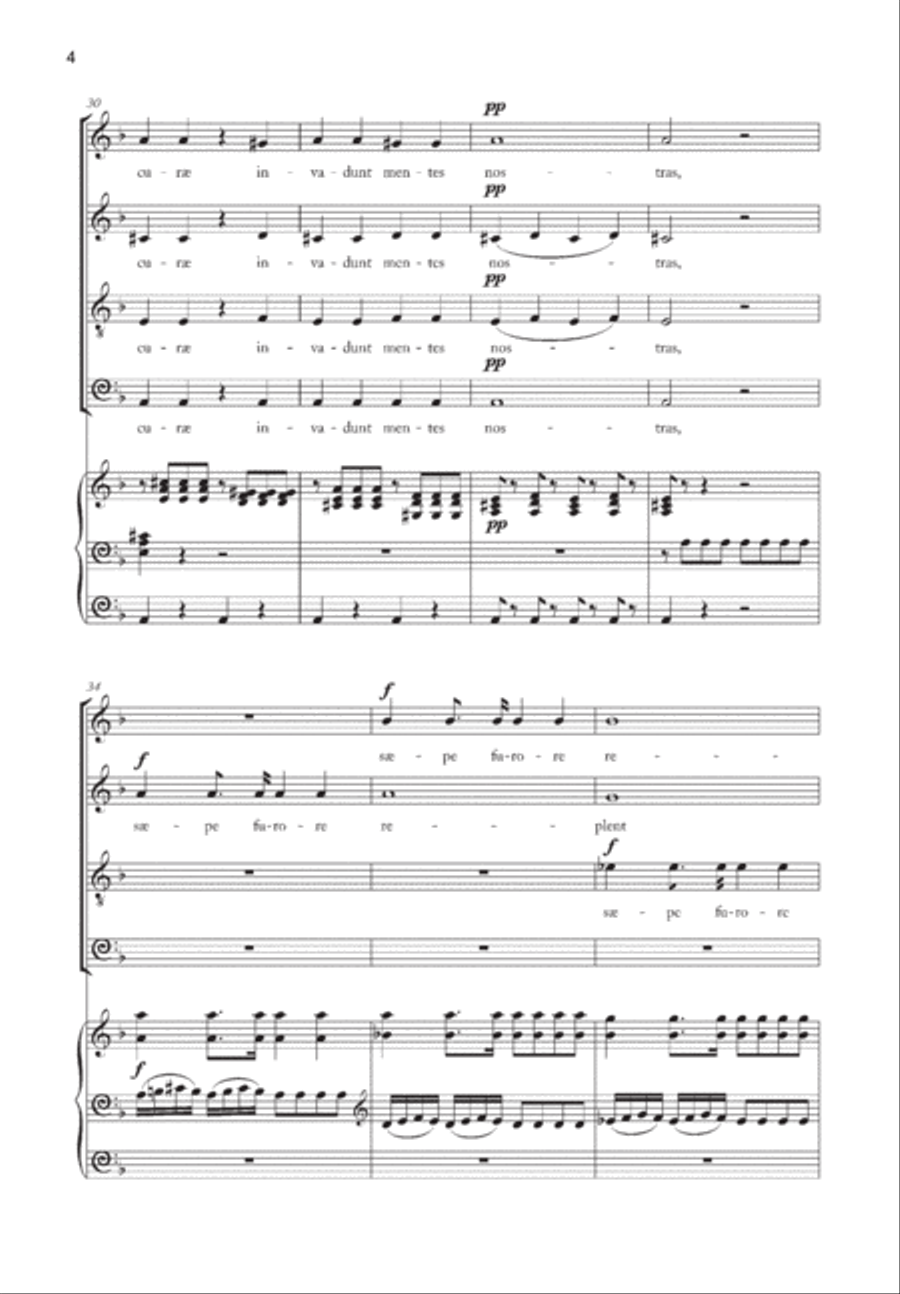Insanae Et Vanae Curae Choir scores gallery preview page 4