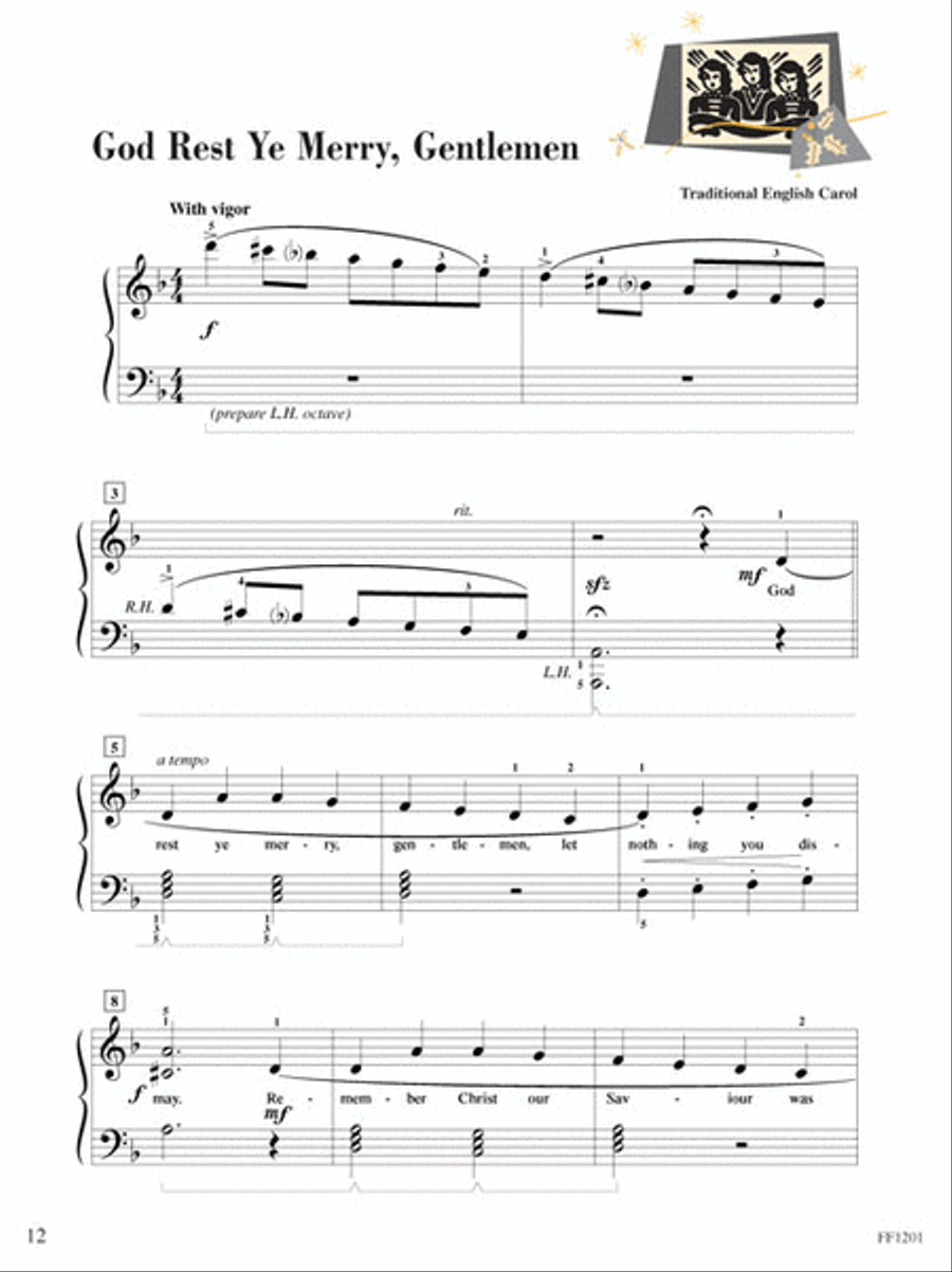 Level 3B - Christmas Book Piano Method scores gallery preview page 4