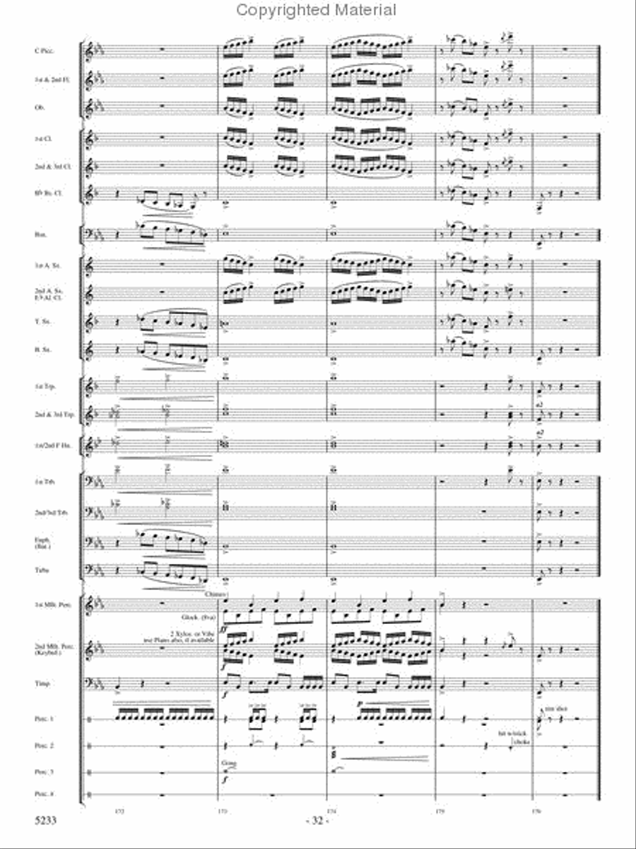 Upon These Wings Concert Band scores gallery preview page 31
