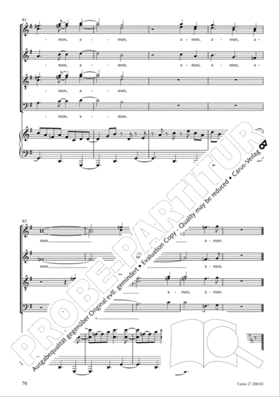 Magnificat Magnificat 4-Part scores gallery preview page 71