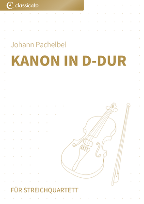Book cover for Kanon in D-Dur