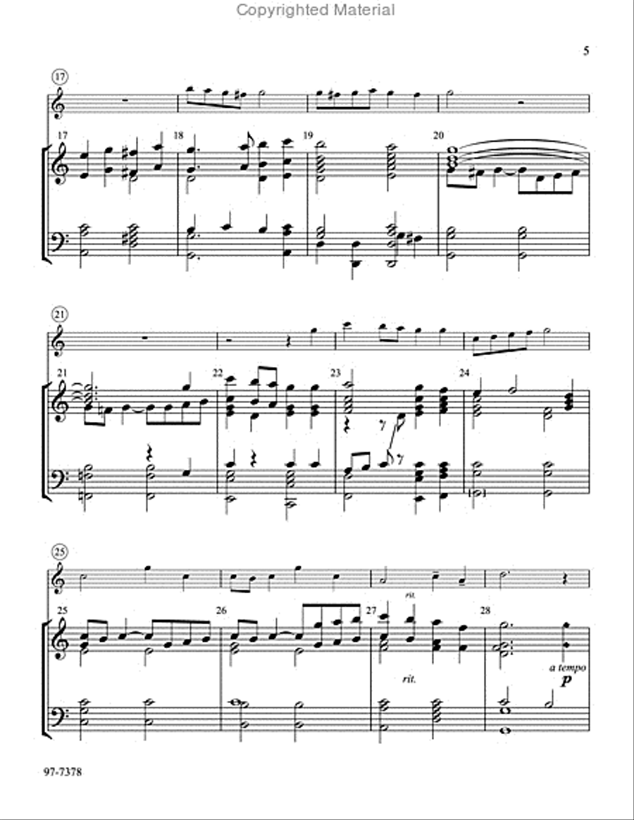 Lord, Take My Hand and Lead Me (Behnke) Handbell Choir scores gallery preview page 4