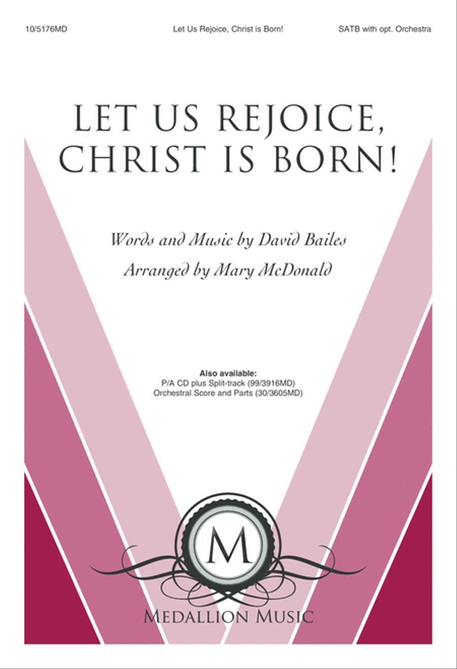 Let Us Rejoice, Christ is Born! 4-Part scores gallery preview page 1