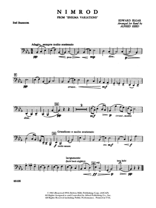 Nimrod (from Elgar's Variations): 2nd Bassoon