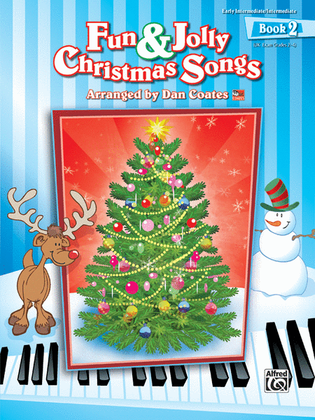Book cover for Fun & Jolly Christmas Songs, Book 2