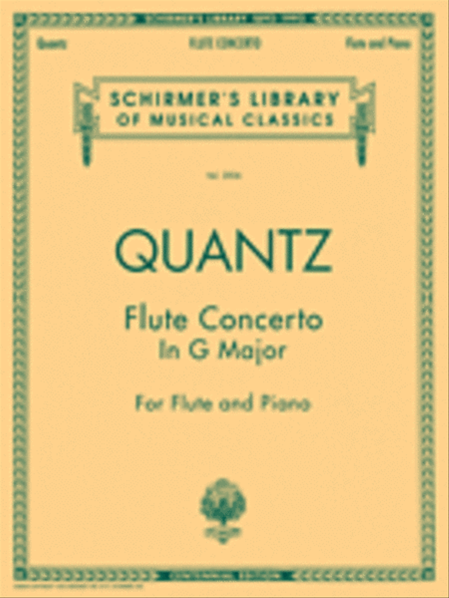 Flute Concerto in G Major Flute Solo scores gallery preview page 1