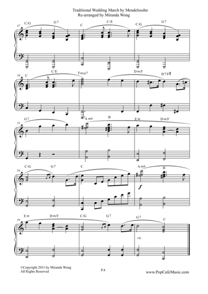 Wedding March + Bridal Chorus ( Piano / Organ Solo) image number null