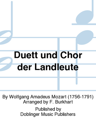 Duett und Chor der Landleute