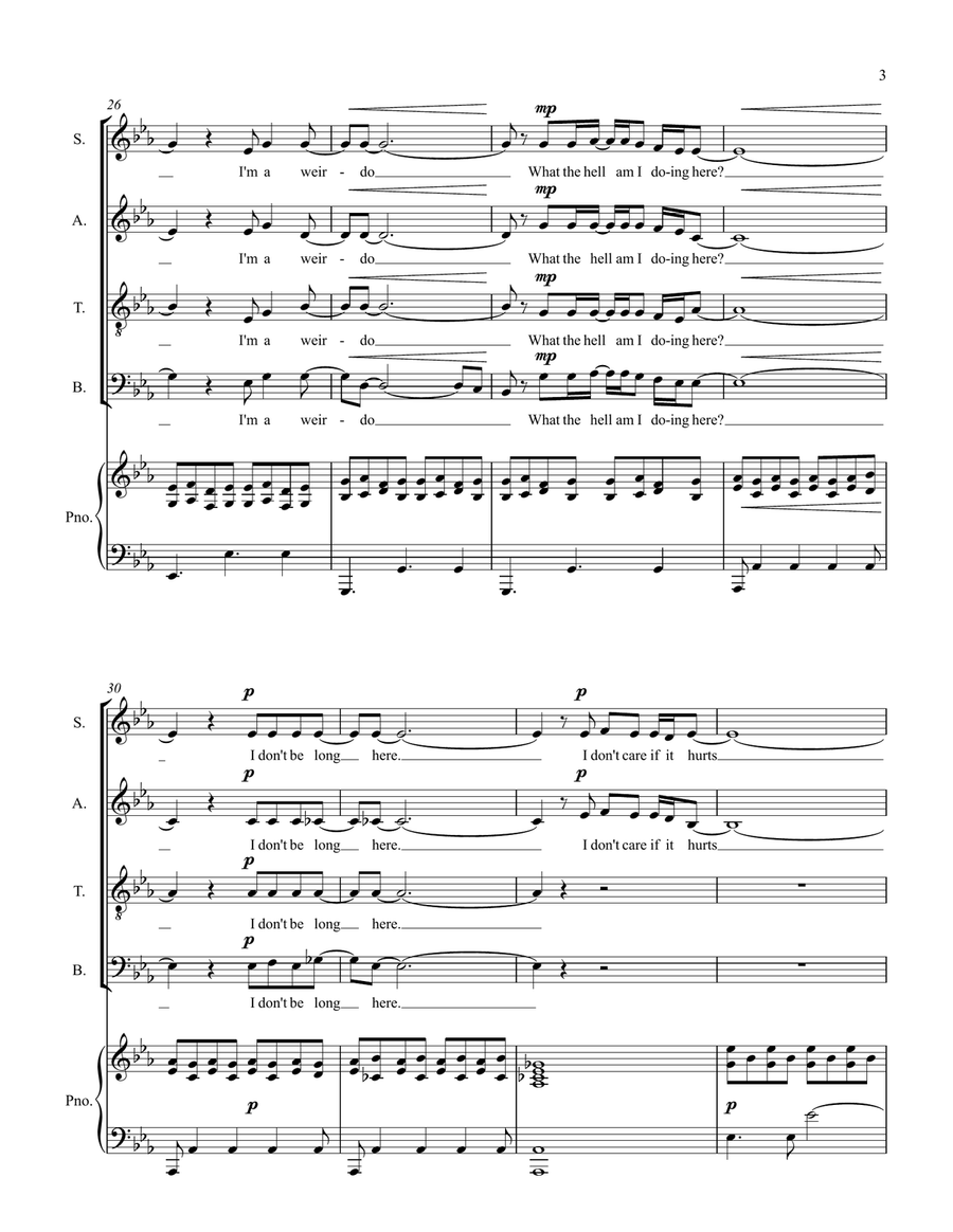 Creep 4-Part scores gallery preview page 5