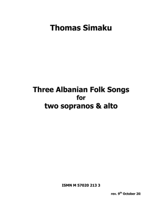 Book cover for Three Albanian Folk Songs