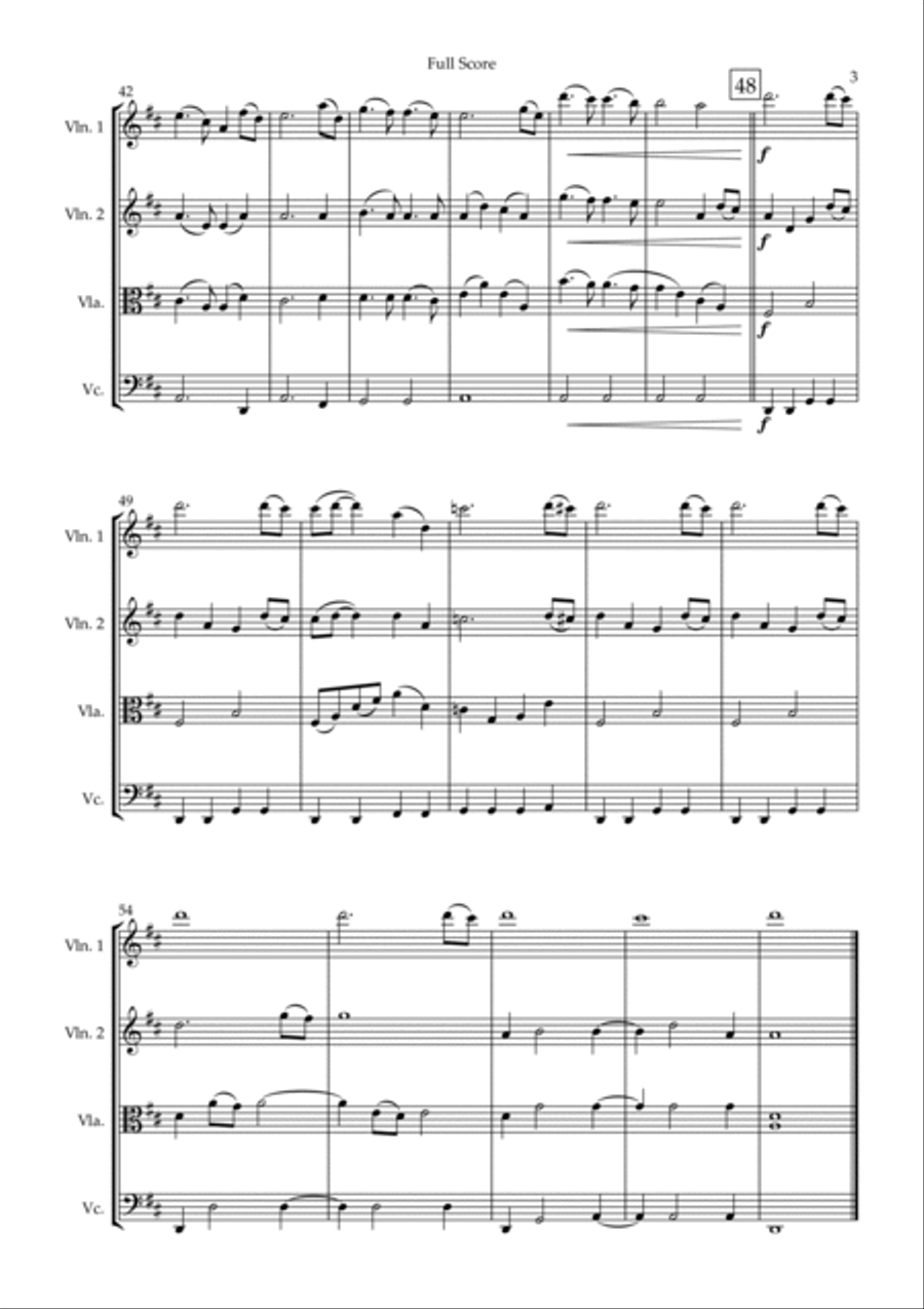 Jurassic Park Iii Jurassic Park Iii String Quartet scores gallery preview page 3