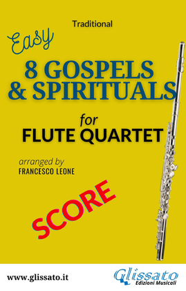 8 Gospels & Spirituals - Flute quartet (score)
