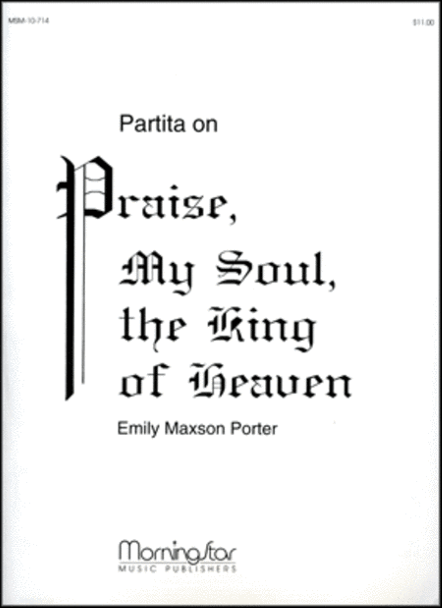 Partita on Praise, My Soul, the King of Heaven Organ scores gallery preview page 1