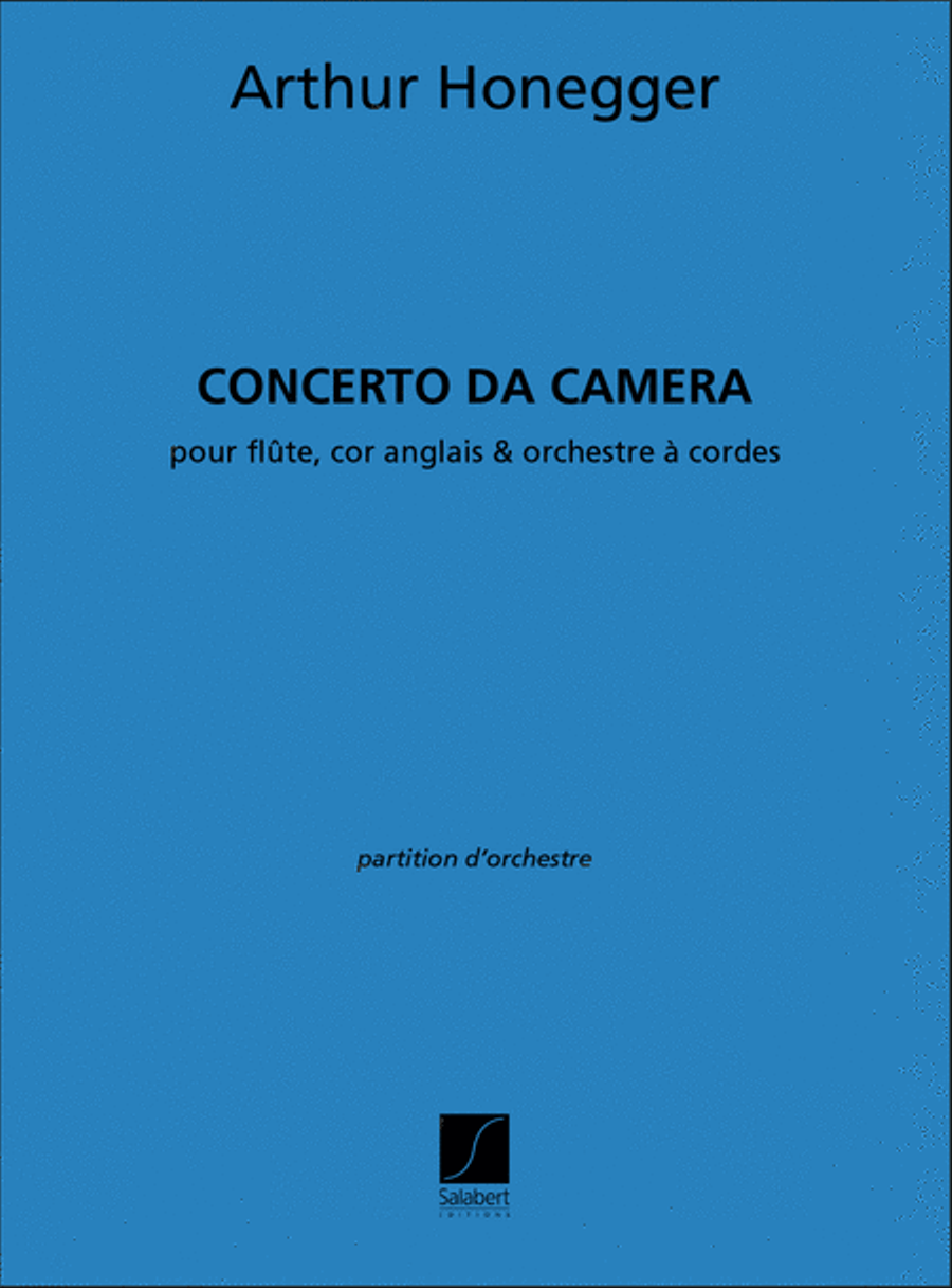 Concerto Da Camera Partition Flute Cor-Ang. Et Orchestra scores gallery preview page 1