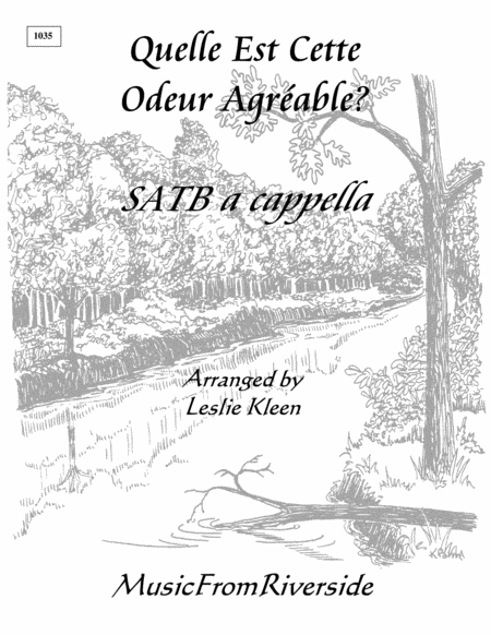 Quelle Est Cette Odeur Agreable? for SATB a cappella image number null
