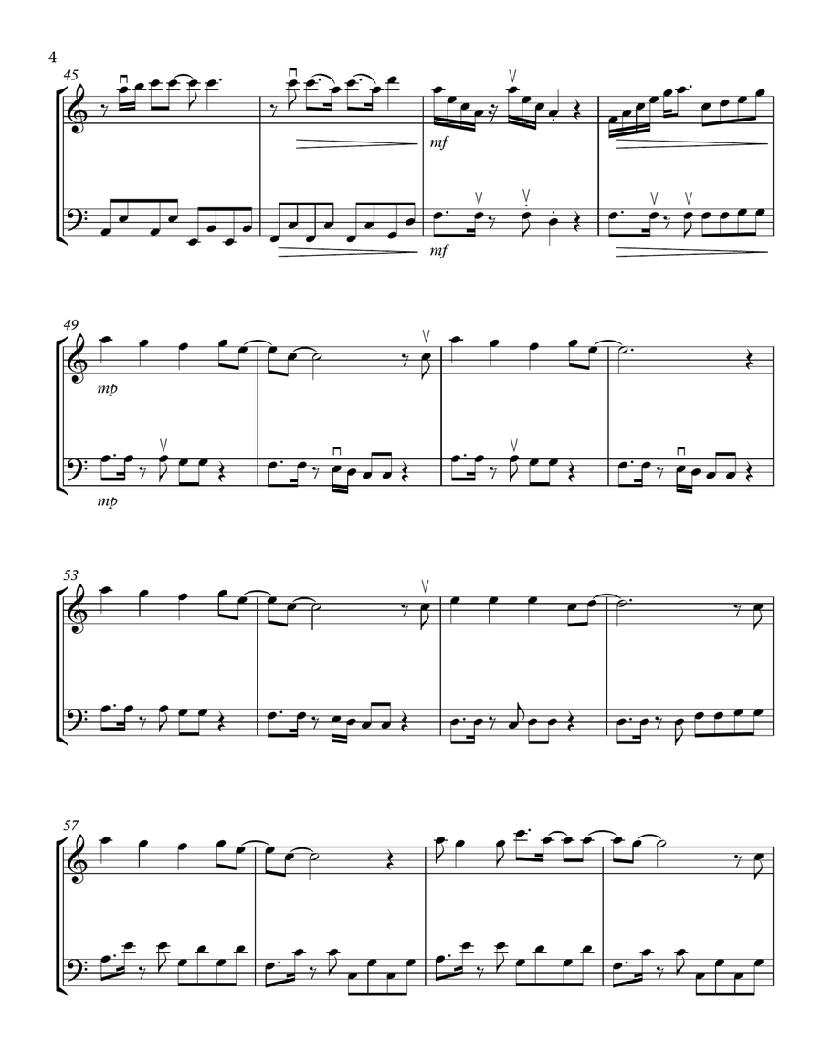 Rather Be String Duet scores gallery preview page 4