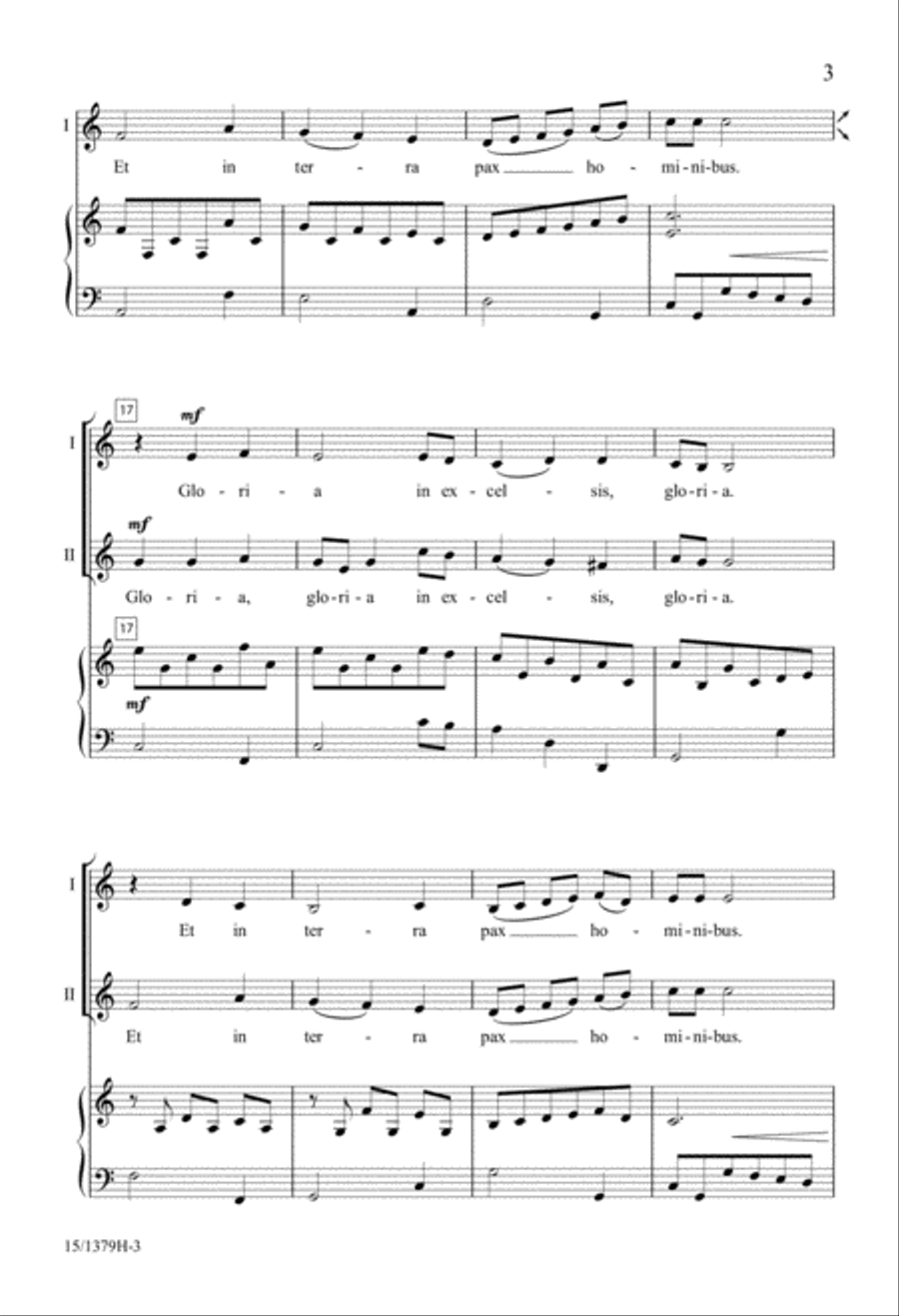 Gloria Canon 2-Part scores gallery preview page 3