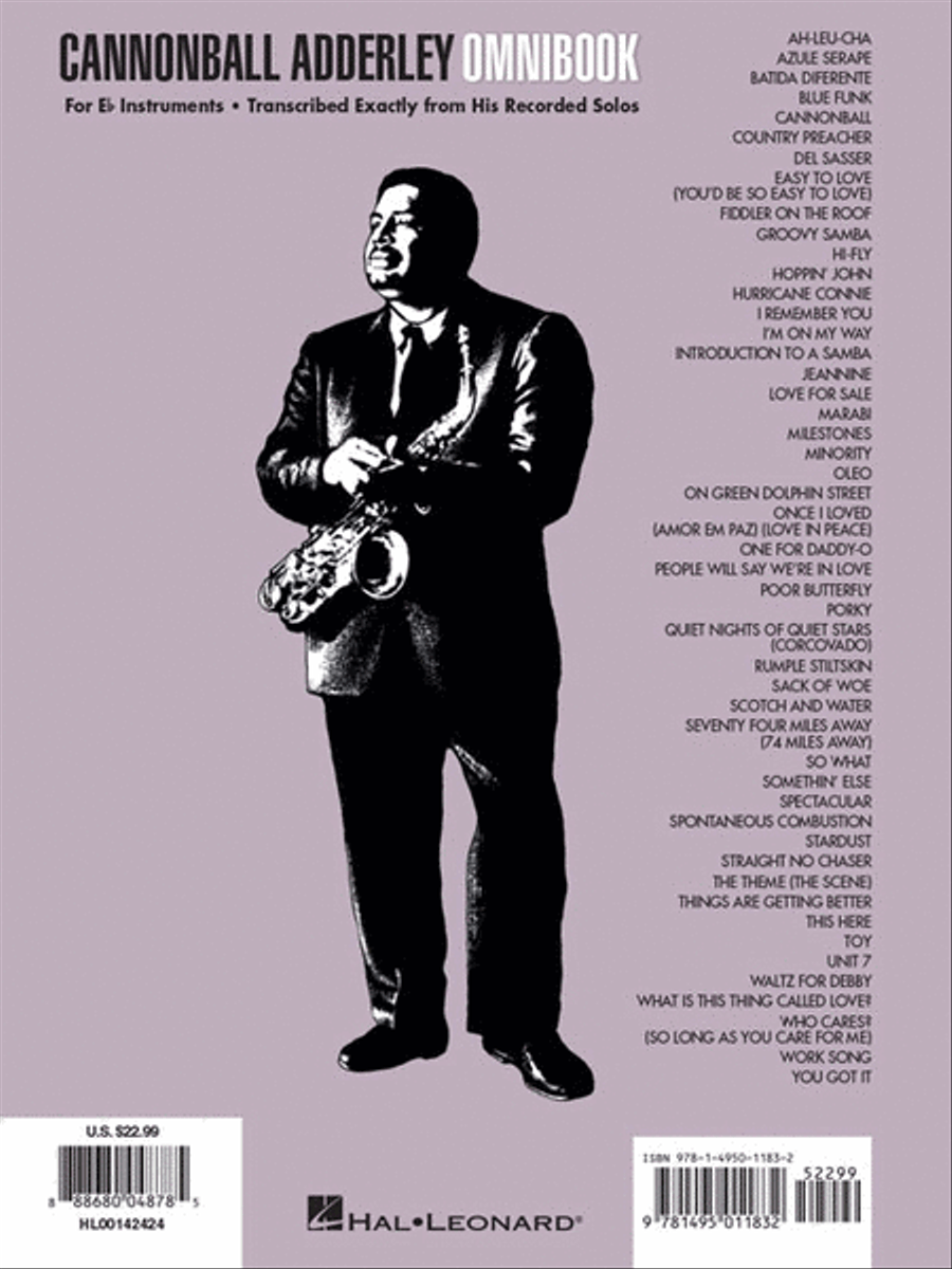 Cannonball Adderley – Omnibook E-Flat Instrument scores gallery preview page 7