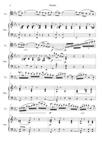 Tchaikovsky: Souvenir d'un lieu cher, Op.42 Melodie image number null