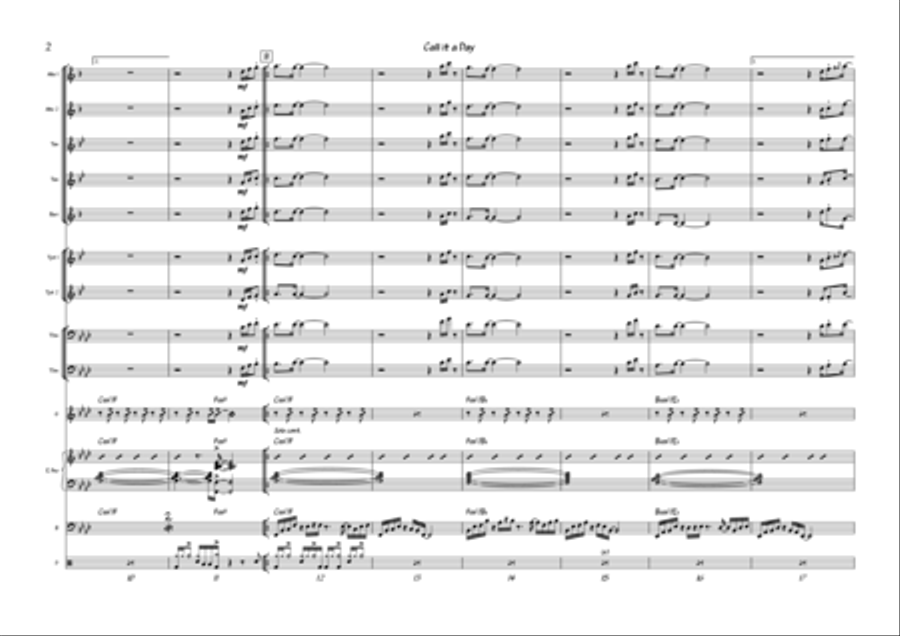 Call it a Day Jazz Ensemble scores gallery preview page 2