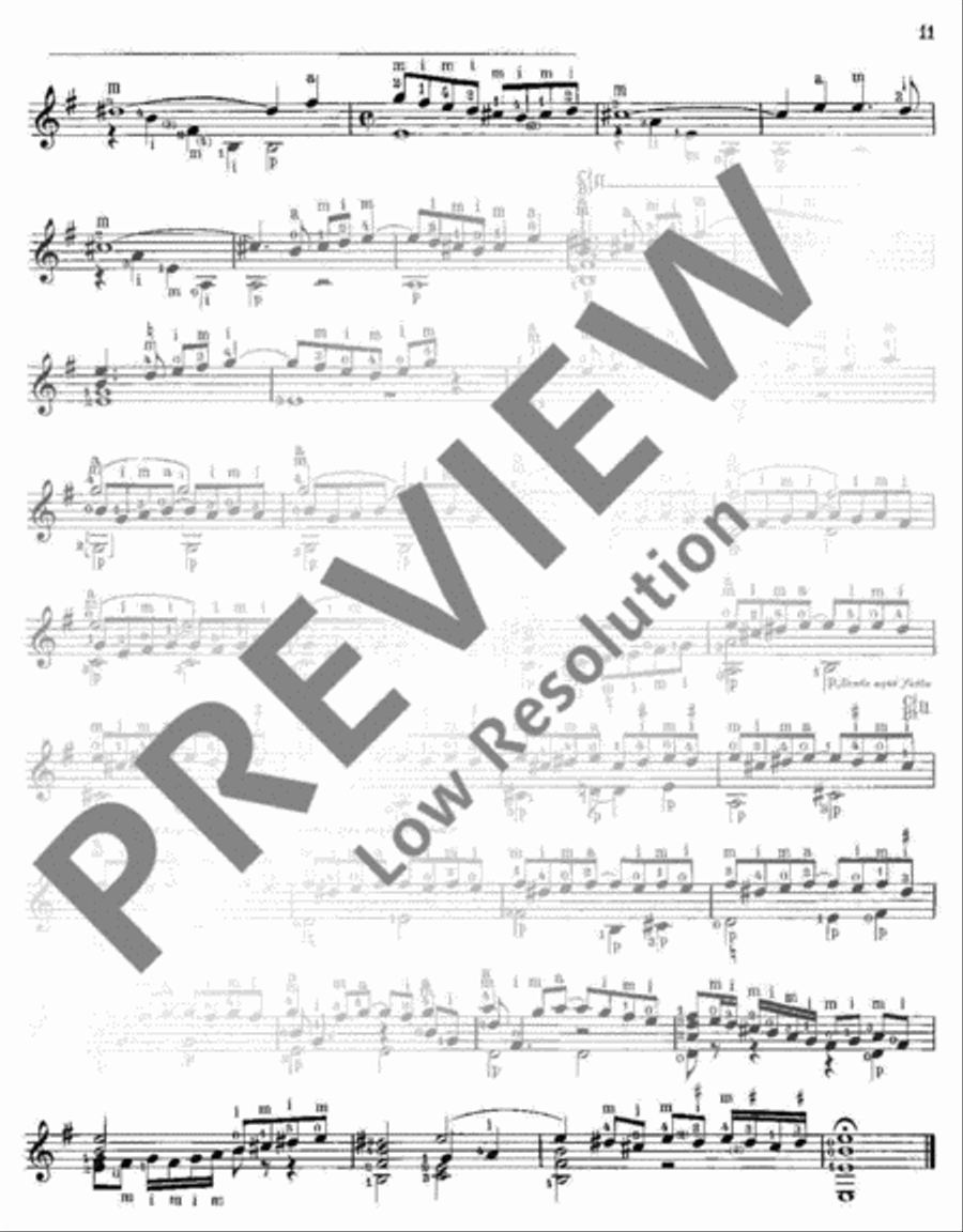 Hispanae Citharae Ars Viva Guitar scores gallery preview page 20