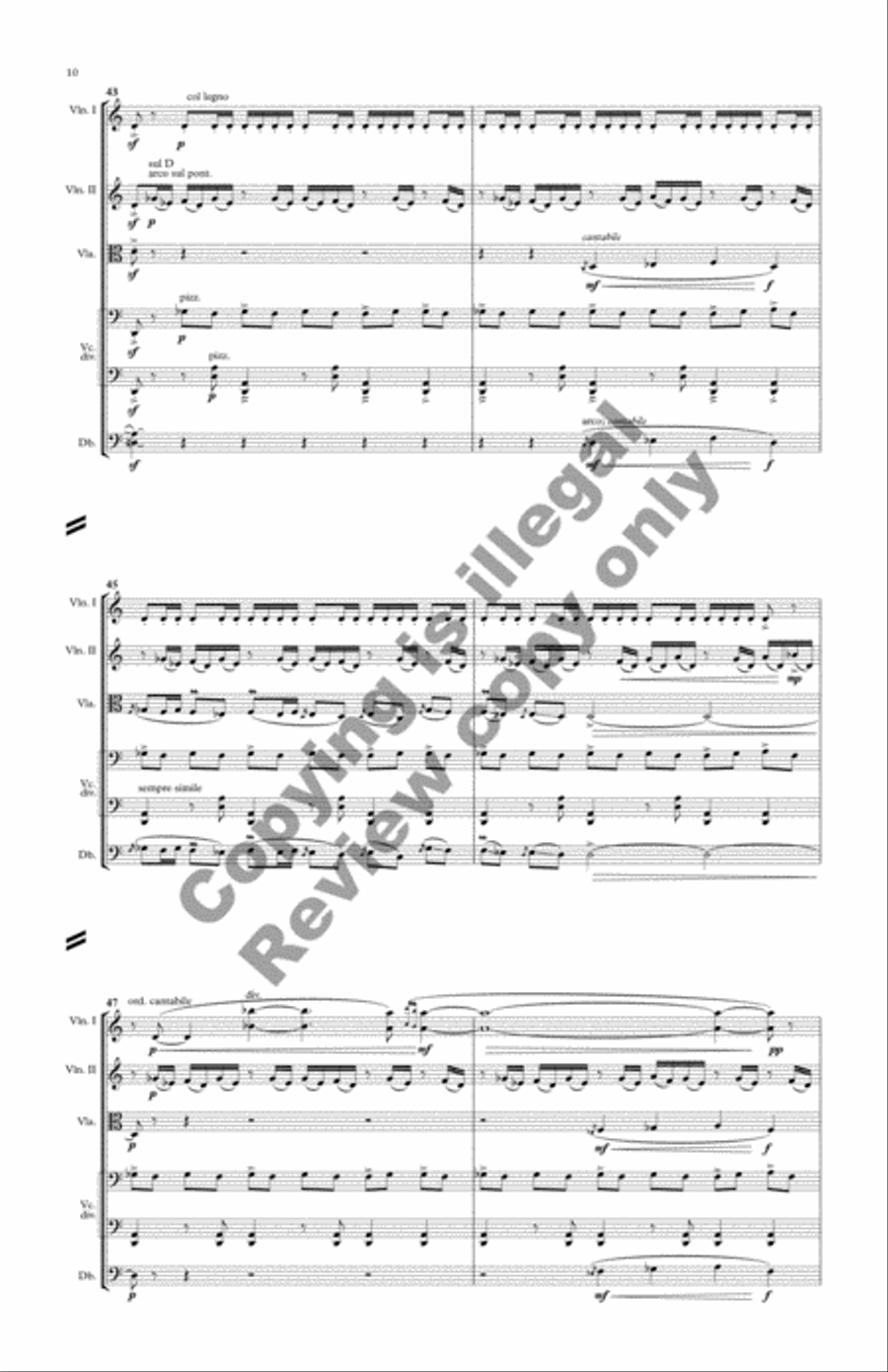 Dabke String Orchestra scores gallery preview page 9