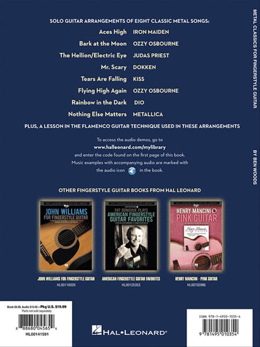 Metal Classics for Fingerstyle Guitar Acoustic Guitar scores gallery preview page 2