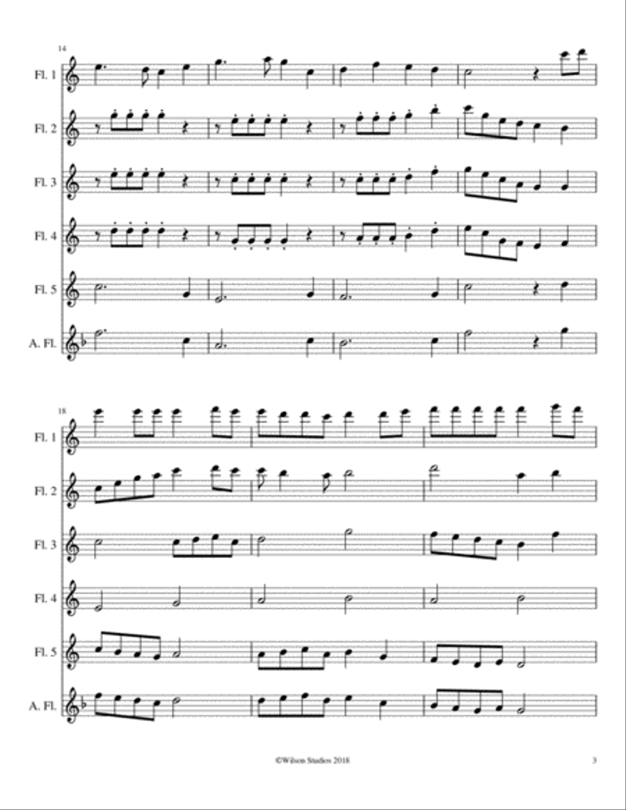 At the Cross At the Cross Woodwind Quintet scores gallery preview page 3