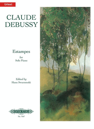 Book cover for Debussy - Estampes For Solo Piano Ed Swarsenski Urtext