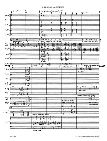 Musique pour les soupers du Roi Ubu for Orchestra and Combo (1966)