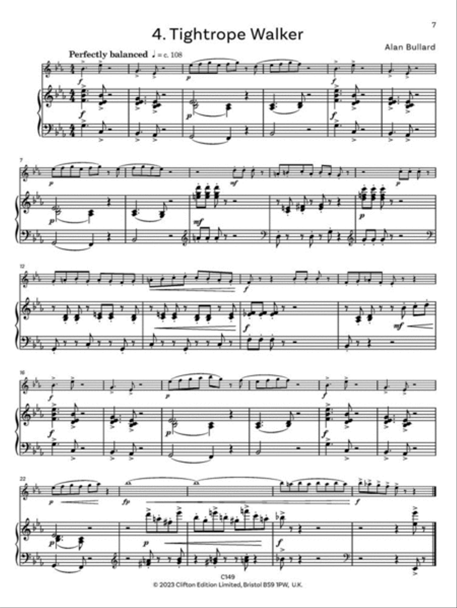 Circus Skills for Flute Circus Skills for Flute Flute Solo scores gallery preview page 4