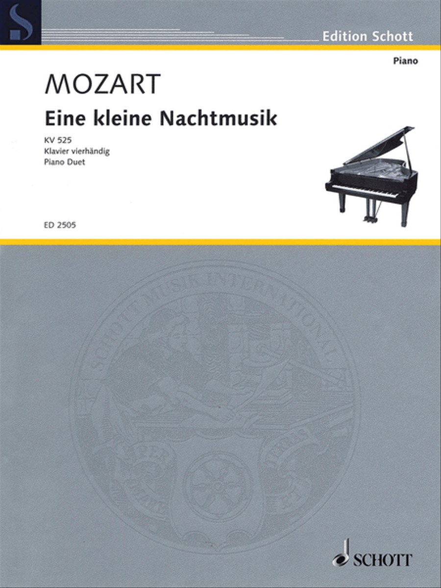 Eine kleine Nachtmusik 1 Piano, 4-Hands scores gallery preview page 1