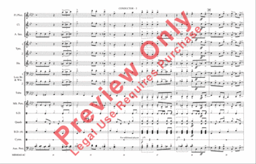 Moondance Moondance Marching Band scores gallery preview page 6