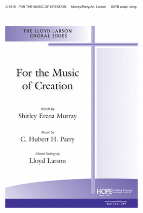 Book cover for For the Music of Creation