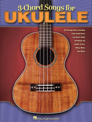 Book cover for 3-Chord Songs for Ukulele