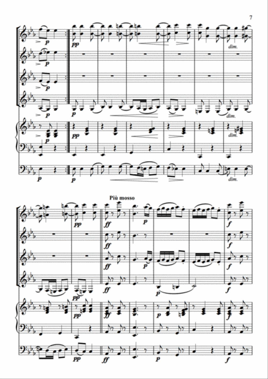 Slavonic Dance No. 3 Set of Parts scores gallery preview page 9