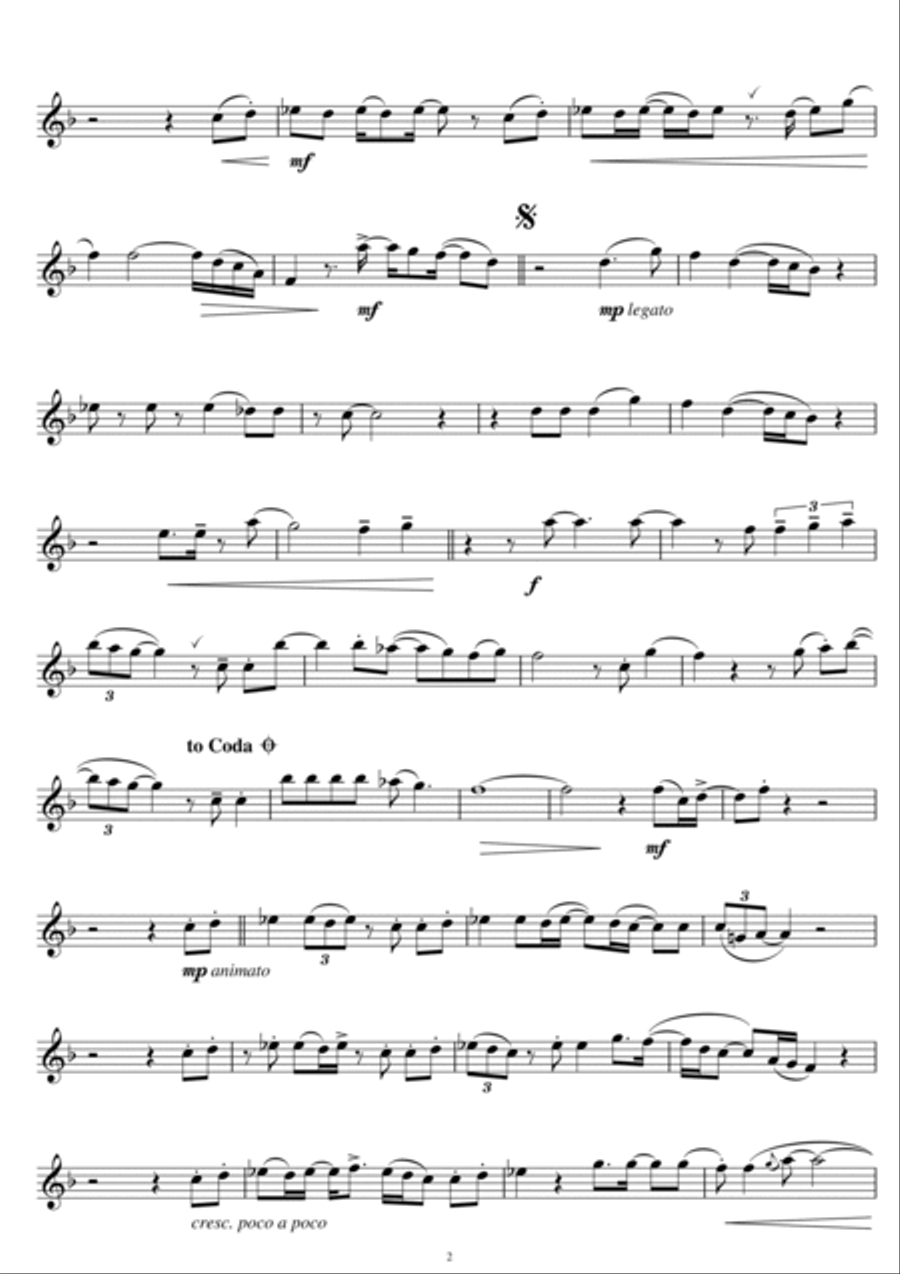 (I've Had) The Time Of My Life Flute Solo scores gallery preview page 2