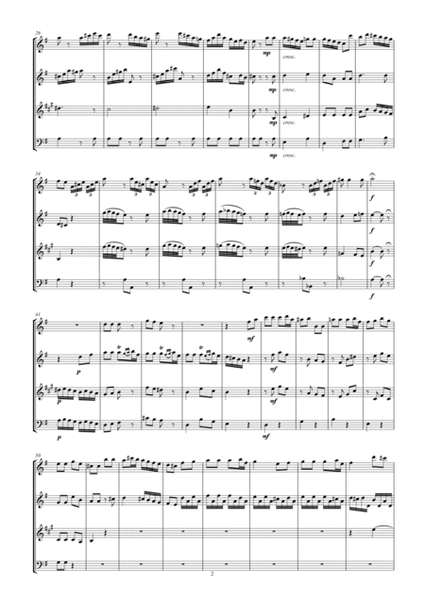 Mozart Divertimento in C arr. Woodwind Quartet