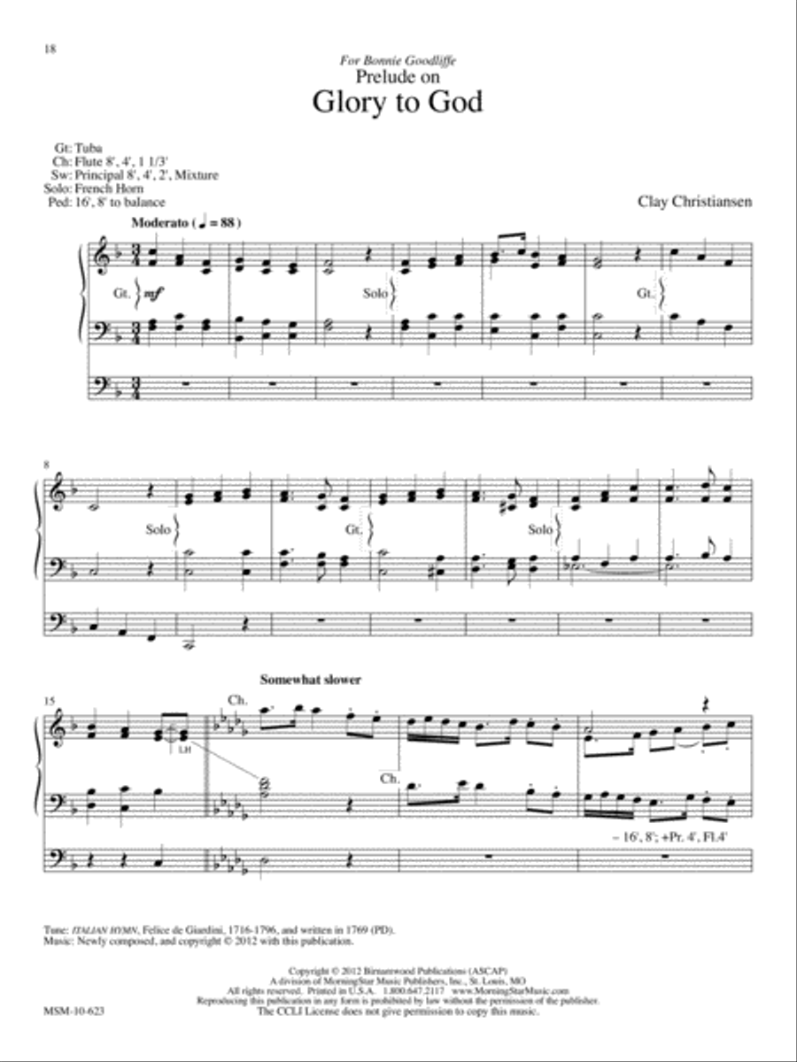 Now Let Us Rejoice: Ten Hymn Settings for Organ Organ Solo scores gallery preview page 7