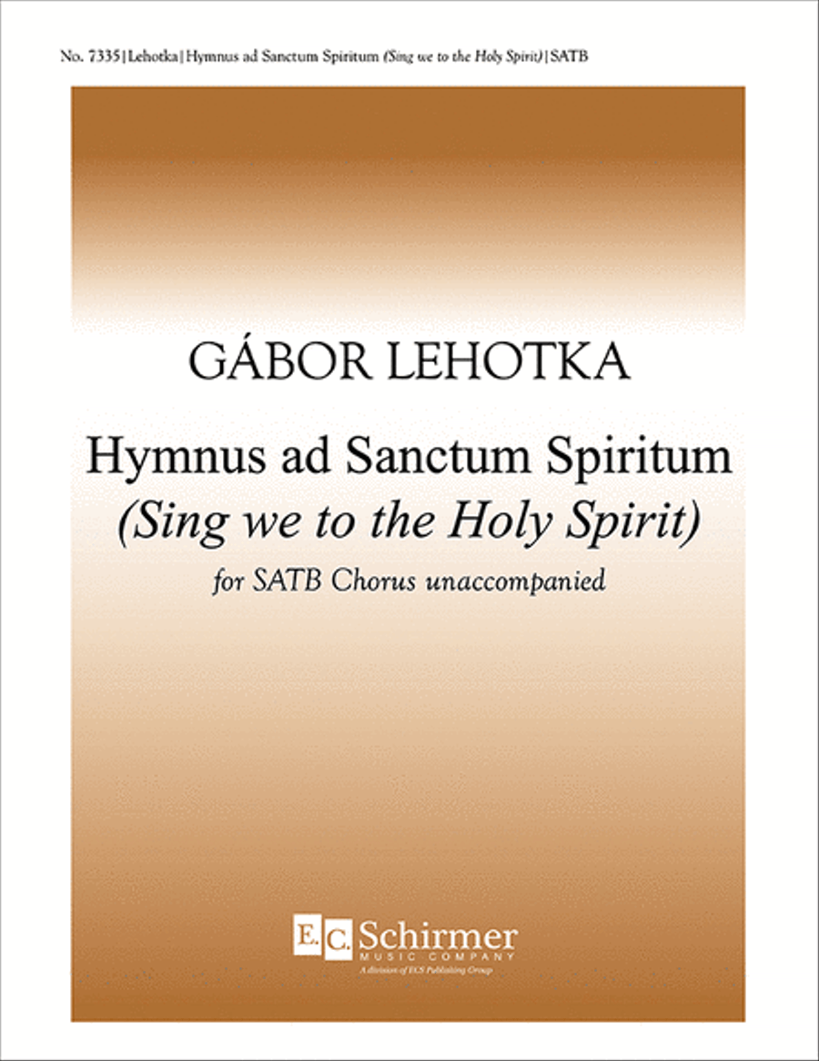 Hymnus ad Sanctum Spiritum 4-Part scores gallery preview page 1