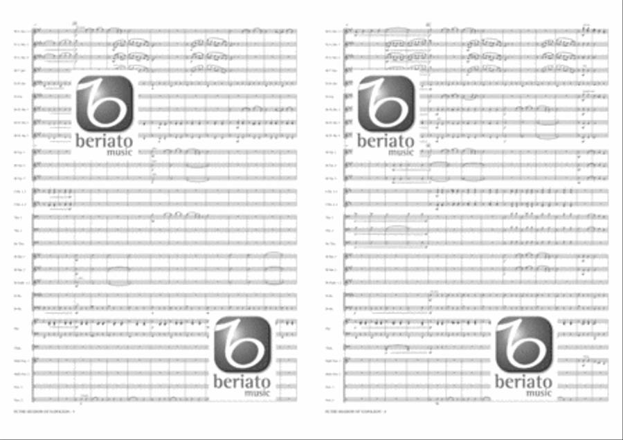 In the Shadow of Napoleon Fanfare Band scores gallery preview page 3