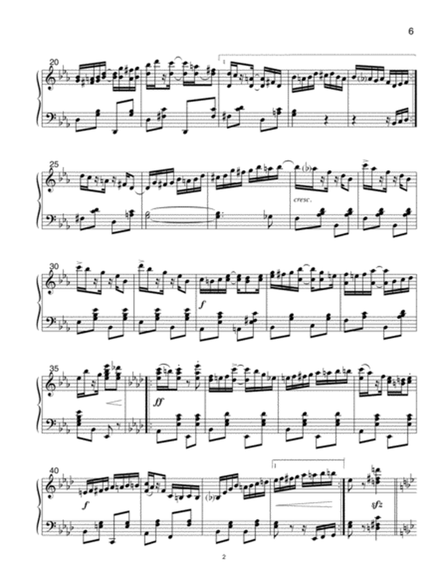 Vervacious Rag for Solo Piano image number null