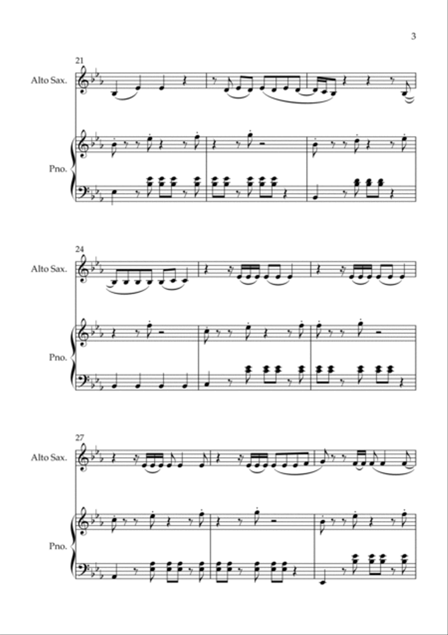 Shivers Alto Saxophone scores gallery preview page 3