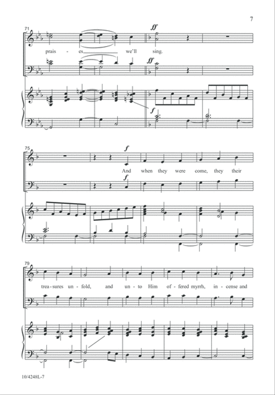 Rejoice and Be Merry 4-Part scores gallery preview page 8